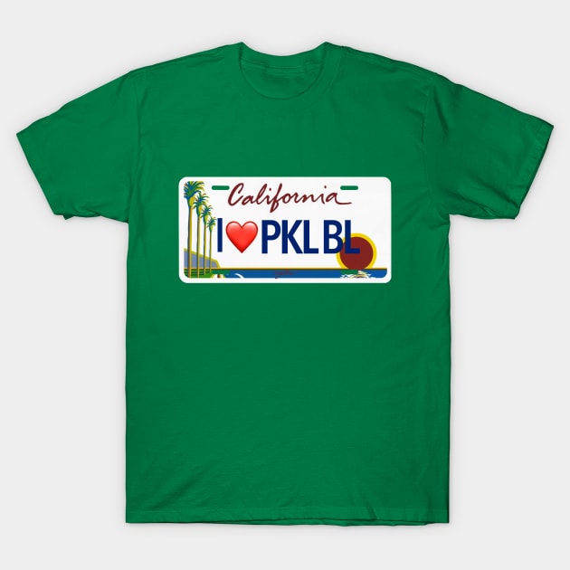 California Dreamin Pickleball License T-Shirt by T Santora